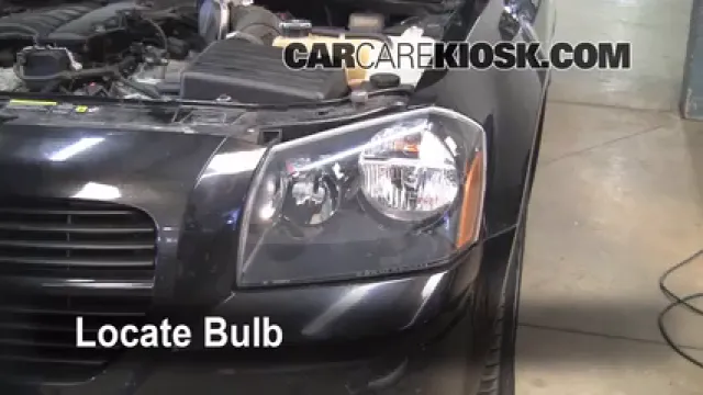 2005 Dodge Magnum SXT 3.5L V6 Éclairage Feu clignotant avant (remplacer l'ampoule)